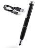 Power Bank Stylus Touch Ball Pen Solius in black