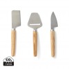 VINGA Retro cheese set in Brown