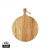 VINGA Buscot Round Serving Board in Brown