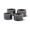 VINGA Nomimono bowl set mini, 4 pcs set in Black