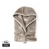 VINGA Louis luxury plush GRS RPET robe size S-M in Grey