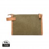 VINGA Bosler GRS recycled canvas toiletry bag in Green