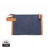 VINGA Bosler GRS recycled canvas toiletry bag in Navy