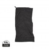 VINGA GRS RPET active dry towel 140 x 70cm in Black