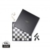 VINGA Chess coffee table game in Black