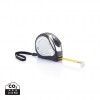 Chrome plated auto stop tape measure in Black