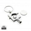 RCS recycled zinc alloy 3 in 1 keychain in Silver