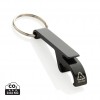 RCS recycled aluminum bottle and can opener in Black