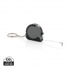 MeasureMate RCS reycled ABS 1 meter tape keychain in Grey