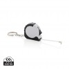 MeasureMate RCS reycled ABS 1 meter tape keychain in White