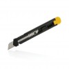 Refillable RCS recycled plastic snap-off knife in Yellow