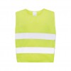 GRS recycled PET high-visibility safety vest 3-6 years in Yellow