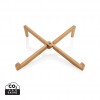 Bamboo portable laptop stand in Brown