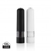 Electric pepper and salt mill set in White