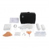 RCS recycled nubuck PU pouch  first aid set in Black