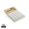 Utah RCS recycled plastic and  bamboo calculator in Brown