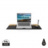 Impact AWARE RPET Foldable desk organizer with laptop stand in Black