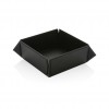 Swiss Peak RCS recycled PU foldable magnetic storage tray in Black
