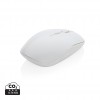 Antimicrobial wireless mouse in White