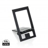 SnapStand RCS recycled plastic foldable phone stand in Black