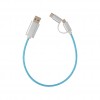 3-in-1 flowing light cable in Blue