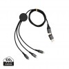 Terra RCS recycled aluminium 120cm 6-in-1 cable in Grey