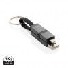 Terra recycled aluminum 4 in 1 60W fast charging cable in Grey