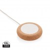 Cork and Wheat 5W wireless charger in Khaki