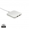 RCS recycled plastic 10W Wireless charger with USB Ports in White