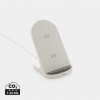 RCS recycled plastic double coil wireless stand 15W in White