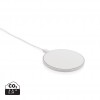 RCS standard recycled plastic 10W wireless charger in White