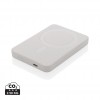 Magnetix RCS recycled plastic 5000 mah magnetic powerbank in White