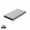 RCS recycled plastic/aluminum 4000 mah powerbank with type C in Anthracite