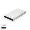 RCS recycled plastic/aluminum 4000 mah powerbank with type C in Silver