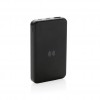 RCS recycled plastic 5.000 mAh 5W wireless powerbank in Black