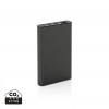 Terra RCS recycled aluminium powerbank 5.000 mAh in Grey