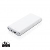 Ultra fast 20.000 mAh powerbank with PD in White