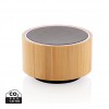 Bamboo wireless speaker in Black