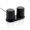 Double induction charging speaker in Black