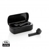 Free Flow TWS earbuds in charging case in Black