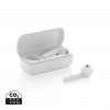 Free Flow TWS earbuds in charging case in White