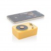 Mini Vintage 3W wireless speaker in Yellow, Black