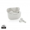 RCS recycled plastic Liberty Pro wireless earbuds in White