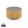 RCS recycled plastic and bamboo 3W wireless speaker in Black