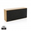 Wynn 20W bamboo wireless speaker in Brown