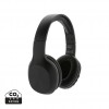 RCS recycled plastic JAM wireless headphone in Black