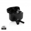 RCS recycled plastic Swiss Peak ANC TWS earbuds in Black