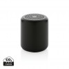 RCS certified recycled plastic 5W Wireless speaker in Black