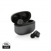 Terra RCS recycled aluminium wireless earbuds in Grey