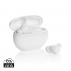 Prolink RCS recycled plastic hybrid ANC/ENC earbud in White